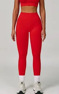 Apple Seed Athletic Red Leggings – Small