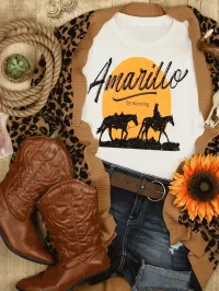 Amarillo By Morning T-Shirt – Image 2