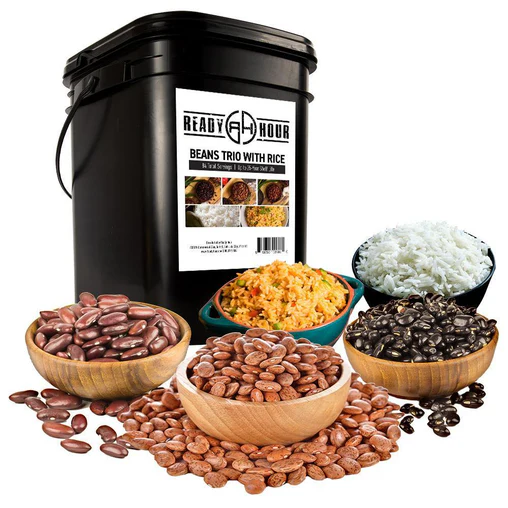 Beans Trio With Rice Kit (100 servings, 14 pk.) – Image 1