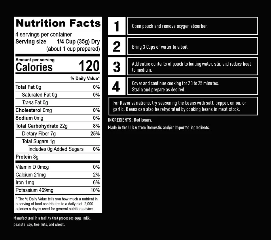 Beans Trio With Rice Kit (100 servings, 14 pk.) – Image 7