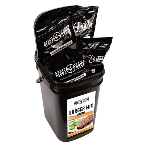 Black Bean Burger Bucket (36 servings, 6 pk.) – Image 2