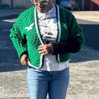 Eagles Bomber Sweater – Image 2