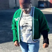 Eagles Bomber Sweater – Image 1