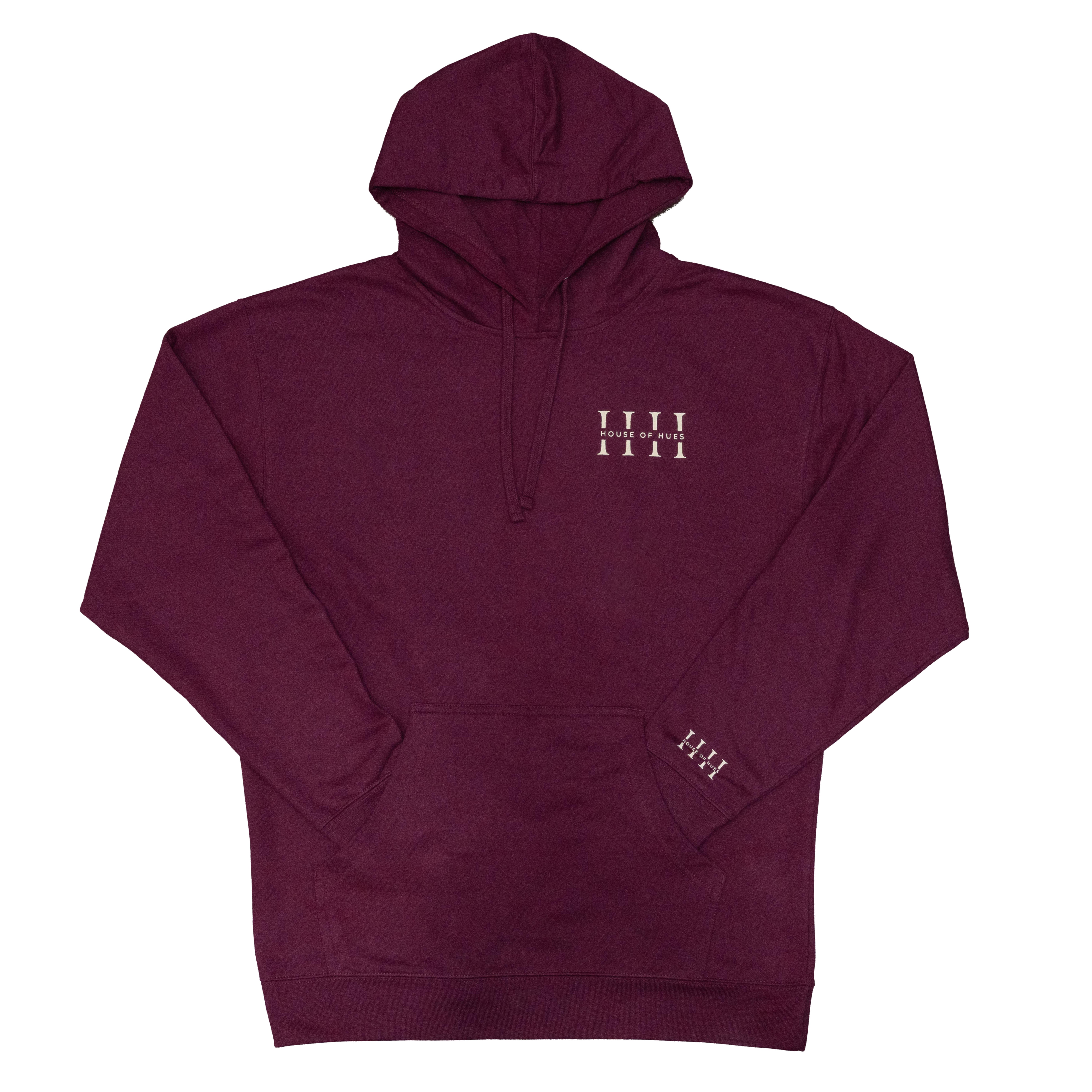 Burgundy Hue Stacked Hoodie – Image 1