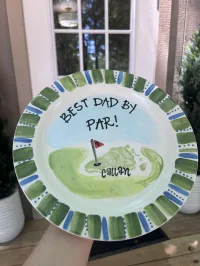 Father's Day Golf Plate – Image 1