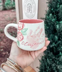 Rosey Floral Mug  – Image 1