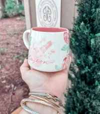 Rosey Floral Mug  – Image 2