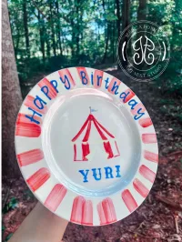 Carnival Celebration Birthday Plate – Image 1
