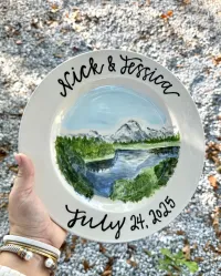 Custom Wedding Venue Plate – Image 1