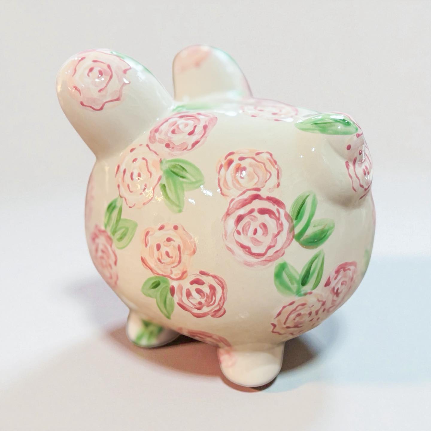 Floral Fun Pink Piggy – Image 2