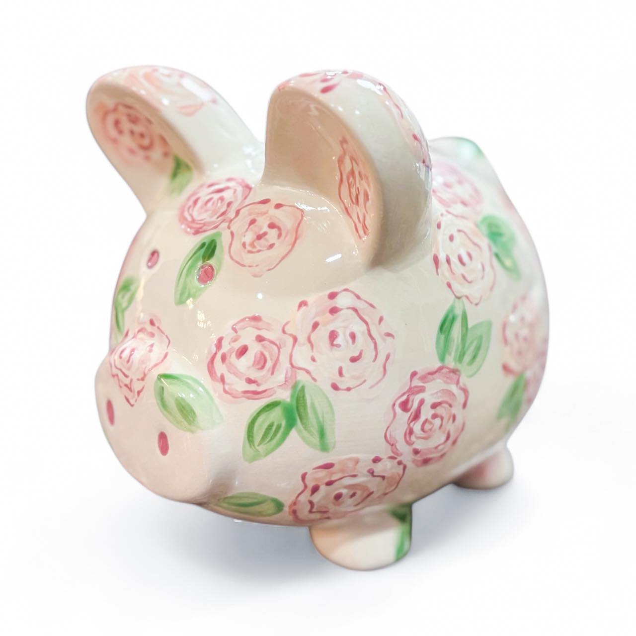 Floral Fun Pink Piggy – Image 3