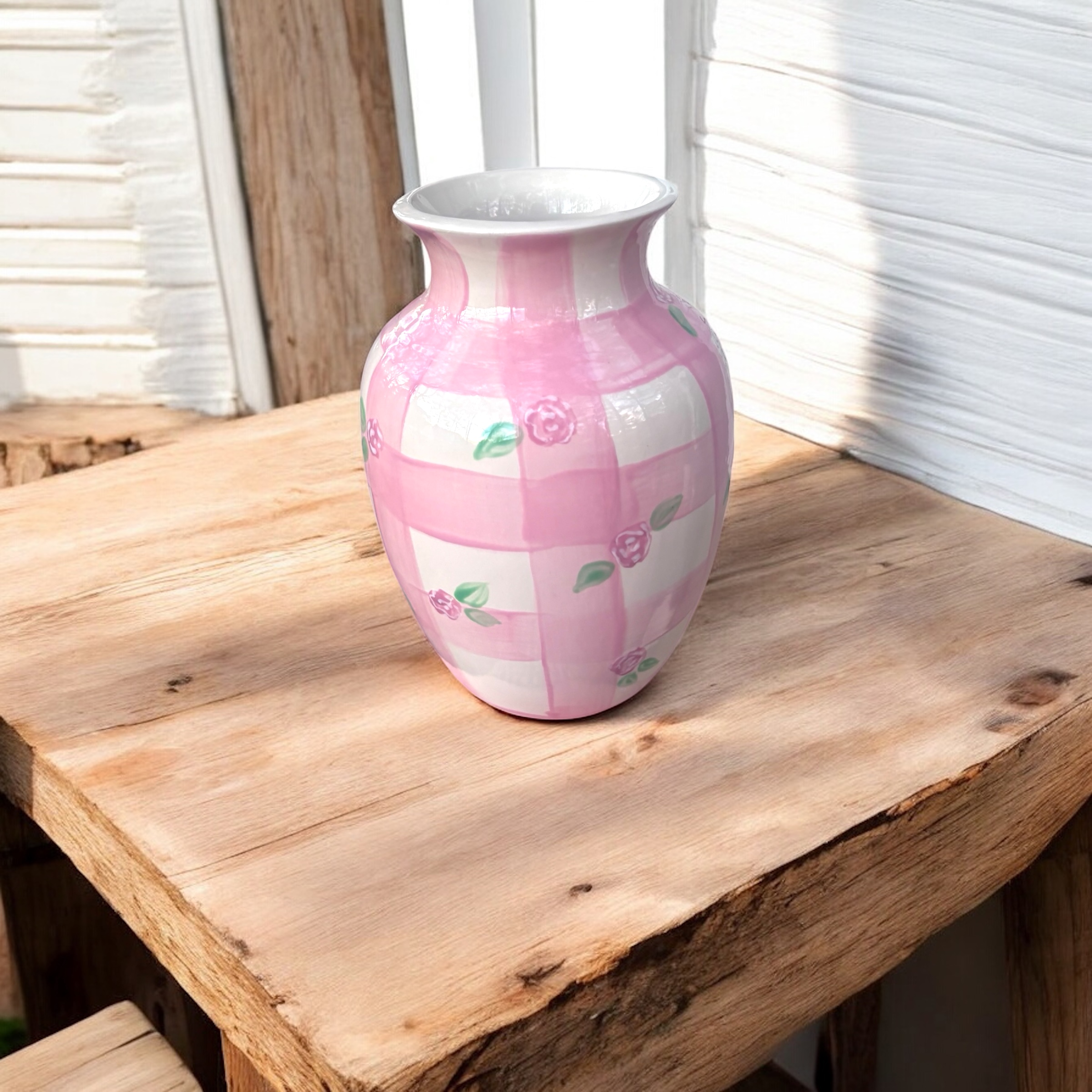 Fishtail Monogram Vase – Image 2