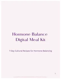 Hormone Foundations Meal Kit – Image 1