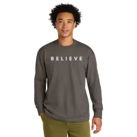 Believe - Inspirational Tee – S, Shiitake