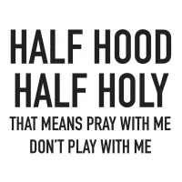 Half Holy Half Hood – Women's Sweatshirt – Image 3