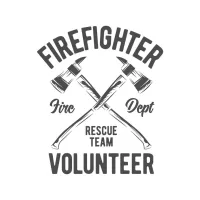 Firefighter Volunteer Graphic Tee – Image 2