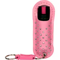 Pepper Shot 1.2% MC ½ oz Halo Rhinestone Holster and Quick Release Keychain – Image 3