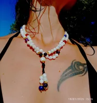 PERLAS DE NÁCAR + PIEDRAS DE LOS 7 CHAKRAS – Image 1