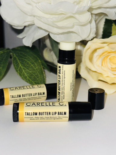FREE SHIPPING! Tallow Butter Lip Balm – Image 1