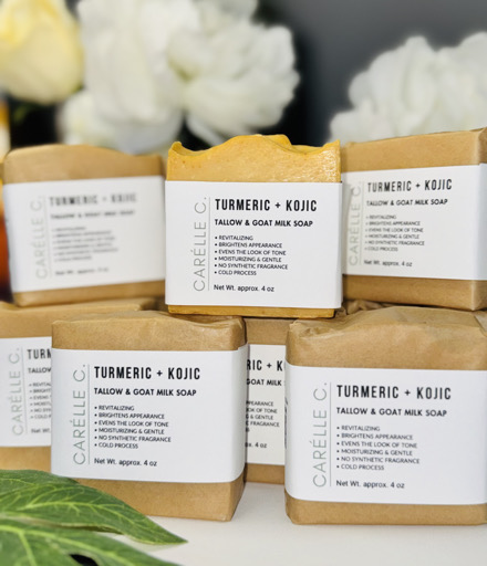 FREE SHIPPING! Turmeric + Kojic Tallow & Goat Milk Soap – Image 1