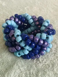 Fishtail Cuff (navy, blue, purple) – Image 3