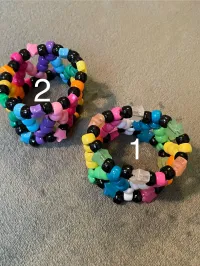 Rainbow zigzag cuff – Image 3