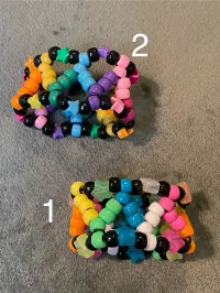 Rainbow zigzag cuff – Image 1