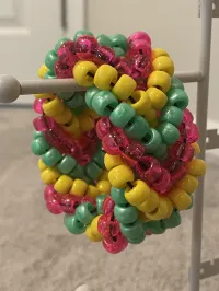 Fishtail Cuff (green, pink, yellow) – Image 1