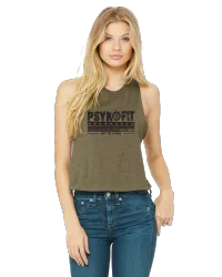 PSYKO Flag Crop Tank – Image 1