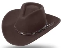 Chapeau DALLAS Marron – Image 1