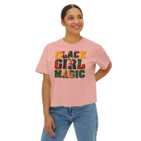 Black Girl Magic - Women's Boxy Tee – Image 7