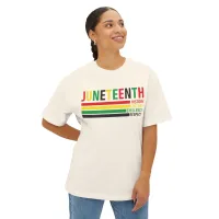 JUNETEENTH - Oversized Boxy Tee – Image 7
