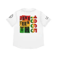 Women's Juneteenth Baseball Jersey – Image 2