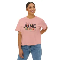 Juneteenth - Women's Boxy Tee – Image 7