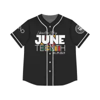 Juneteenth - Women's Baseball Jersey  – Image 1