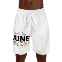 Men's Juneteenth Jogger Shorts – Image 3