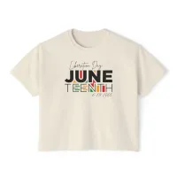 Juneteenth - Women's Boxy Tee – Image 1