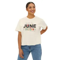 Juneteenth - Women's Boxy Tee – Image 3