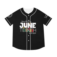 Juneteenth - Women's Baseball Jersey  – Image 3