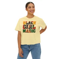Black Girl Magic - Women's Boxy Tee – Image 11