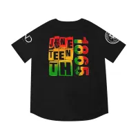 Juneteenth - Women's Baseball Jersey  – Image 4