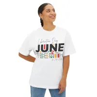 Liberation Day - Unisex Oversized Boxy Tee – Image 3