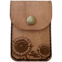 Everyday Wallet - Sunflower (with snap) – Image 2