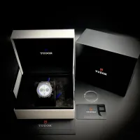 2025 Tudor Black Bay Chrono "Carbon 25" 42MM White Dial Rubber Strap (79377KN) – Image 10
