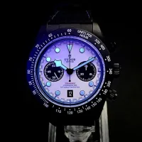 2025 Tudor Black Bay Chrono "Carbon 25" 42MM White Dial Rubber Strap (79377KN) – Image 3