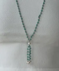 054 Handcut Delicate Faceted Amazonite – Image 1