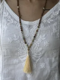 058 Multicolor Moonstone with Rudraksh – Image 2