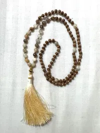058 Multicolor Moonstone with Rudraksh – Image 3
