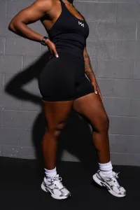 Black Seamless Shorts – Image 1