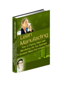 Lean Manufacturing – Image 1